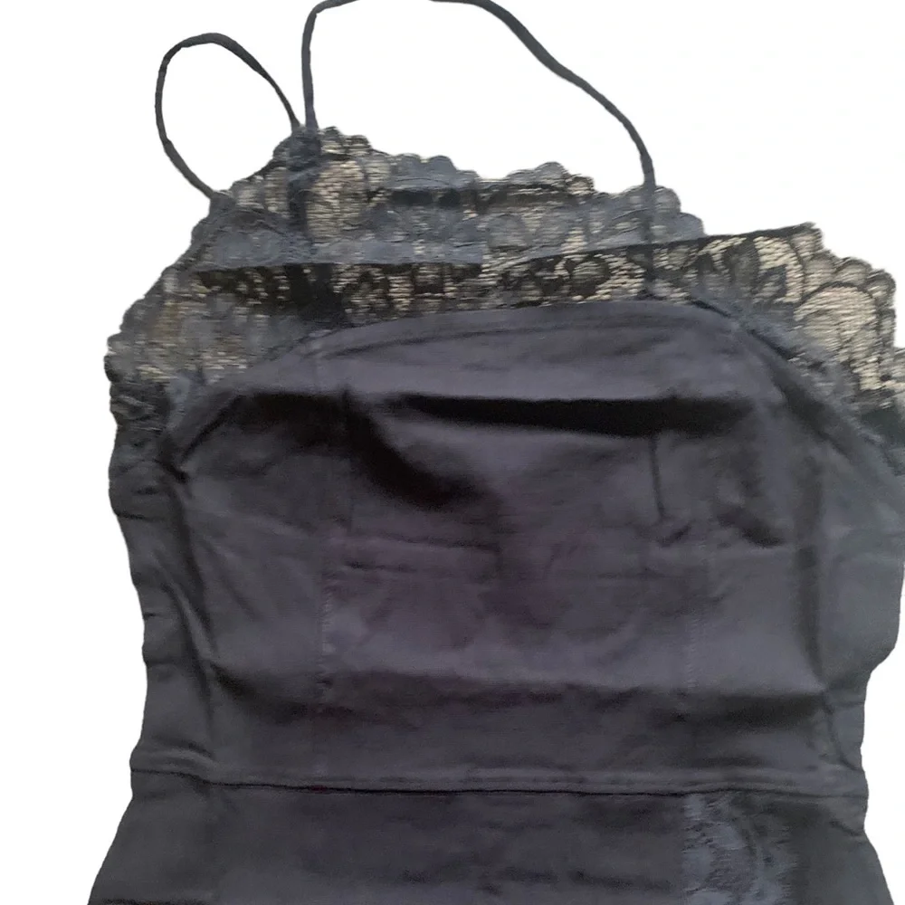 Free People Premonitions Slip Dress Women Color Black Size M